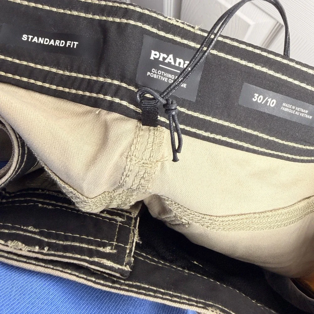 prAna Mens Stretch Zion Short II 30 Sandbar Tan Hiking Cargo Outdoor Trail Gorp
